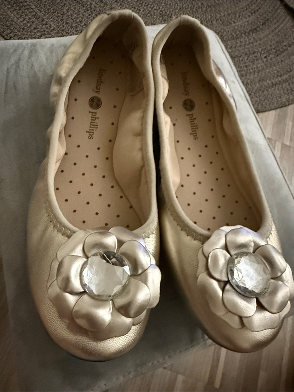 Lindsay Phillips Liz Ballet Flats silver
Embellishment  6 m